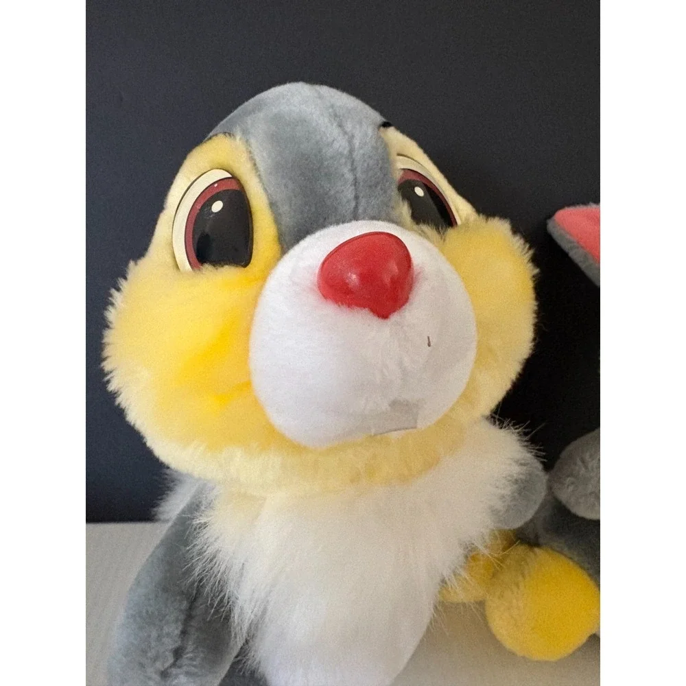 Vintage Bundle (2) Disney Bambi Thumper Plush Disneyland Walt Disney World Korea
